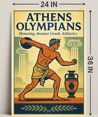 Athens Olympians Poster PosterGoat
