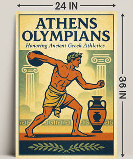 Athens Olympians Poster PosterGoat