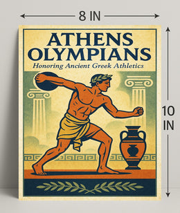 Athens Olympians Poster PosterGoat
