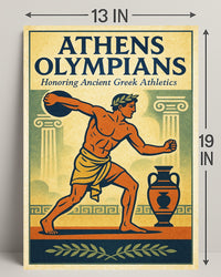 Athens Olympians Poster PosterGoat