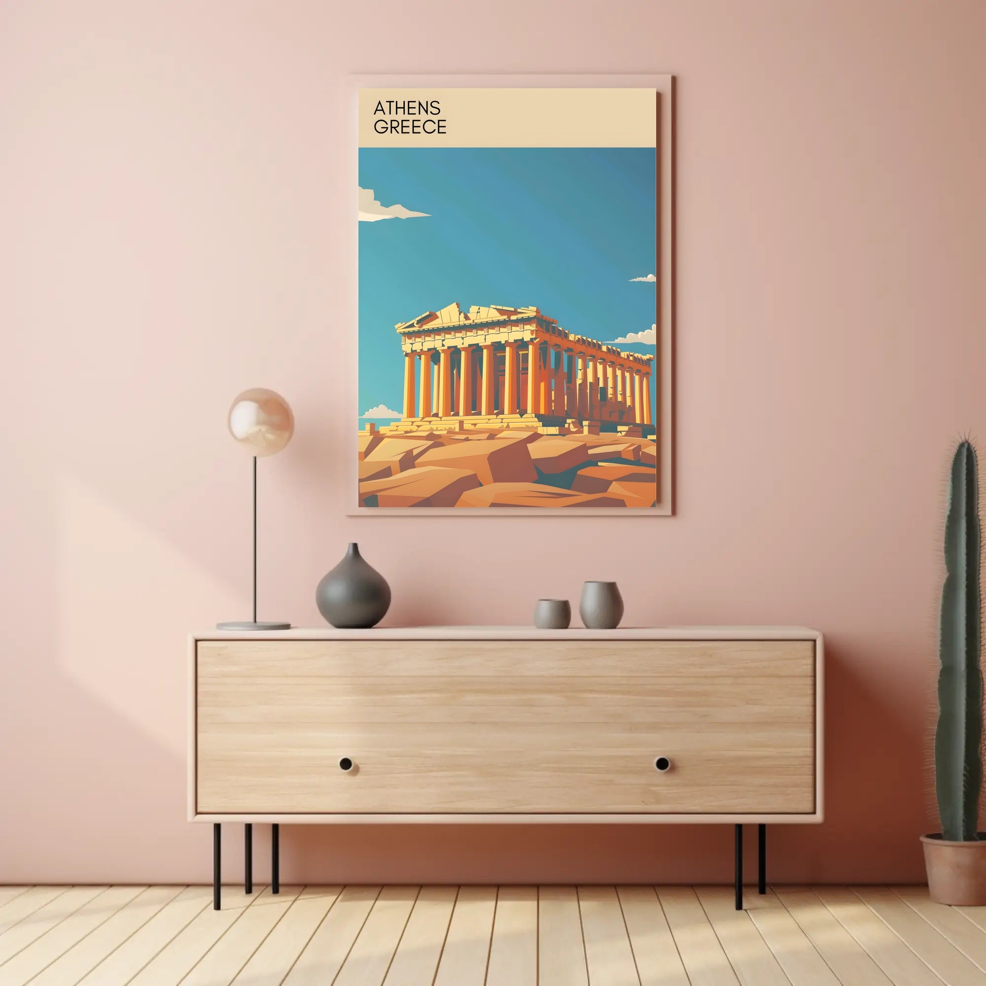 Athens, Greece Poster PosterGoat