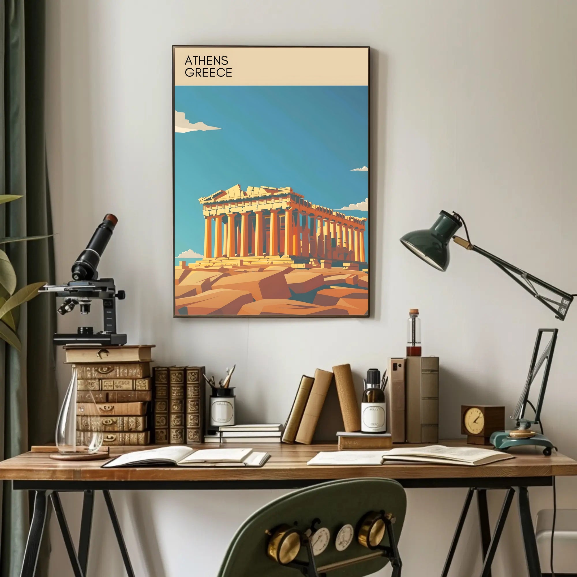 Athens, Greece Poster PosterGoat