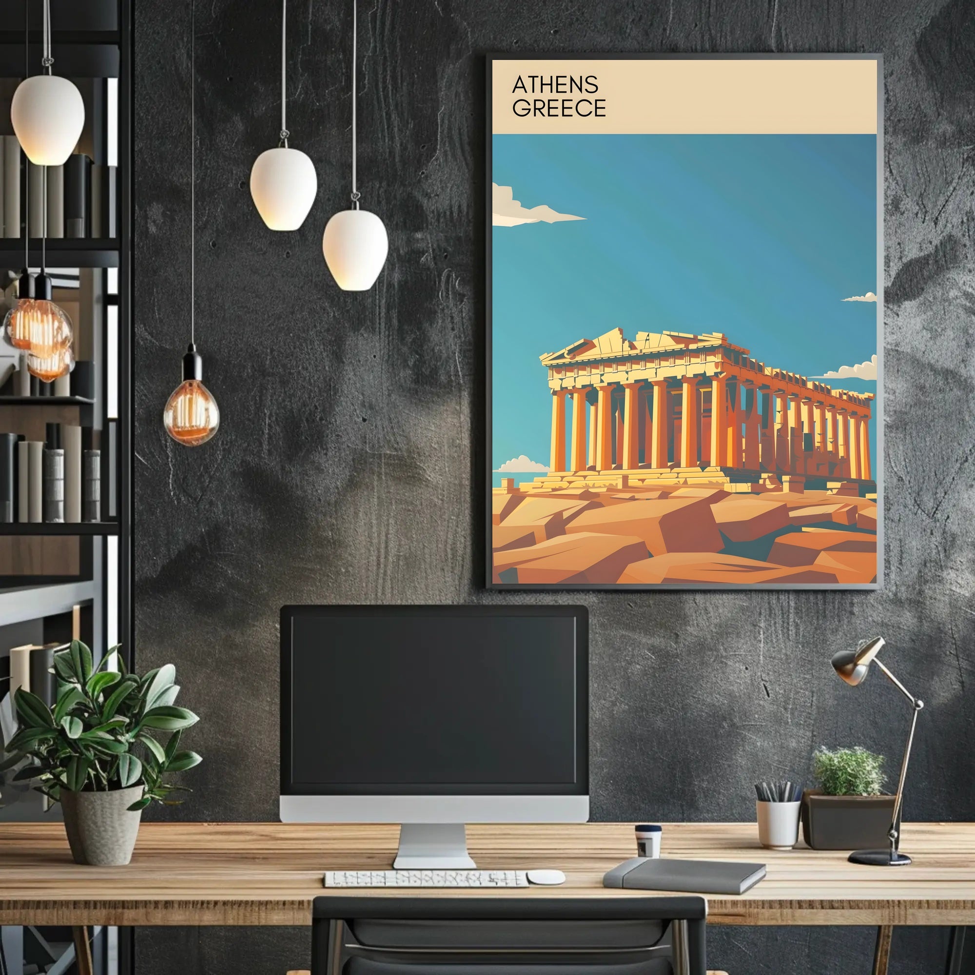 Athens, Greece Poster PosterGoat