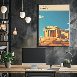 Athens, Greece Poster PosterGoat