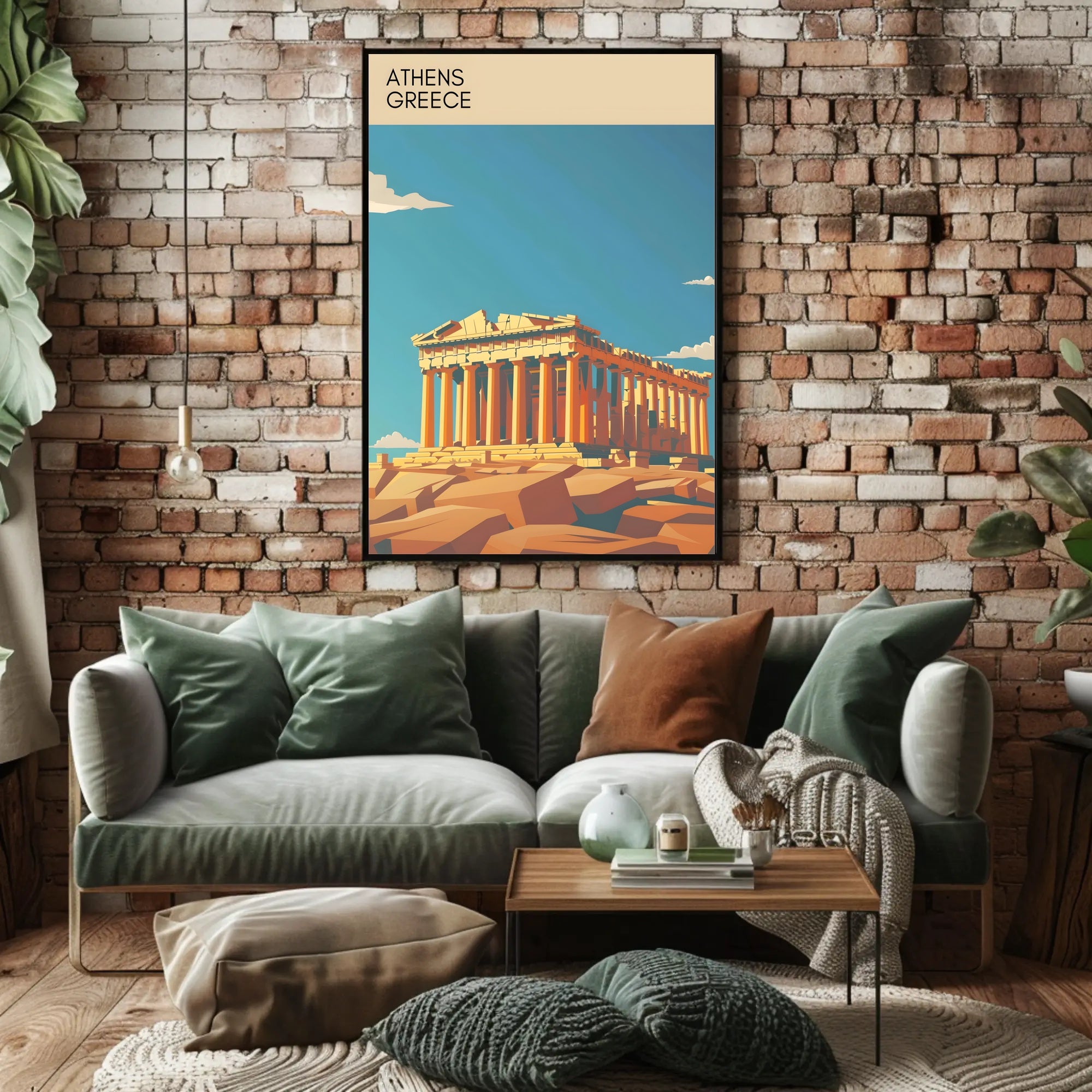 Athens, Greece Poster PosterGoat