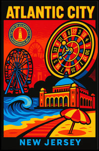 Atlantic City New Jersey Poster PosterGoat