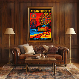 Atlantic City New Jersey Poster PosterGoat