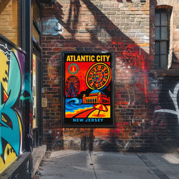 Atlantic City New Jersey Poster PosterGoat
