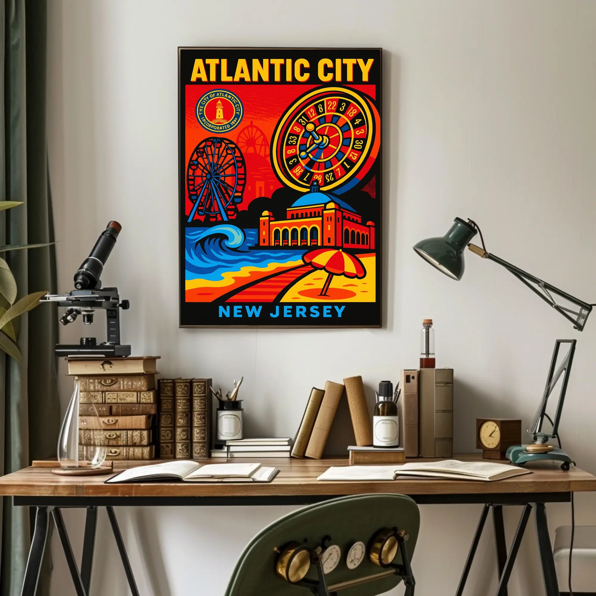 Atlantic City New Jersey Poster PosterGoat