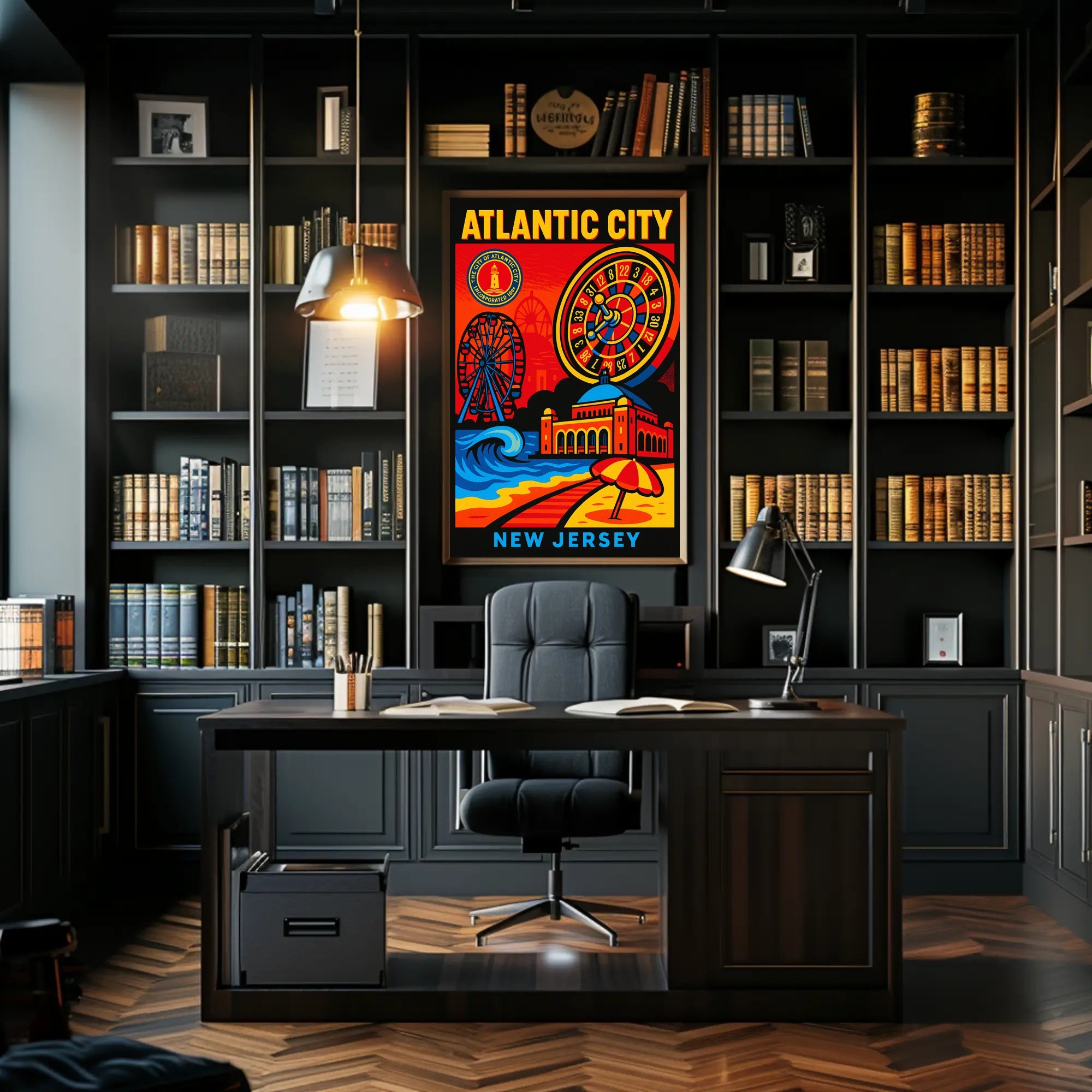 Atlantic City New Jersey Poster PosterGoat