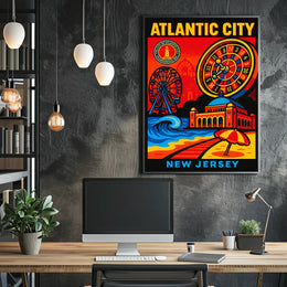 Atlantic City New Jersey Poster PosterGoat