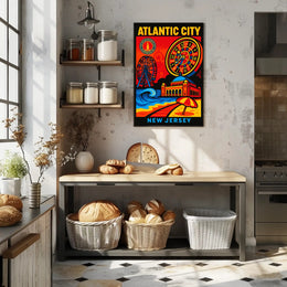 Atlantic City New Jersey Poster PosterGoat