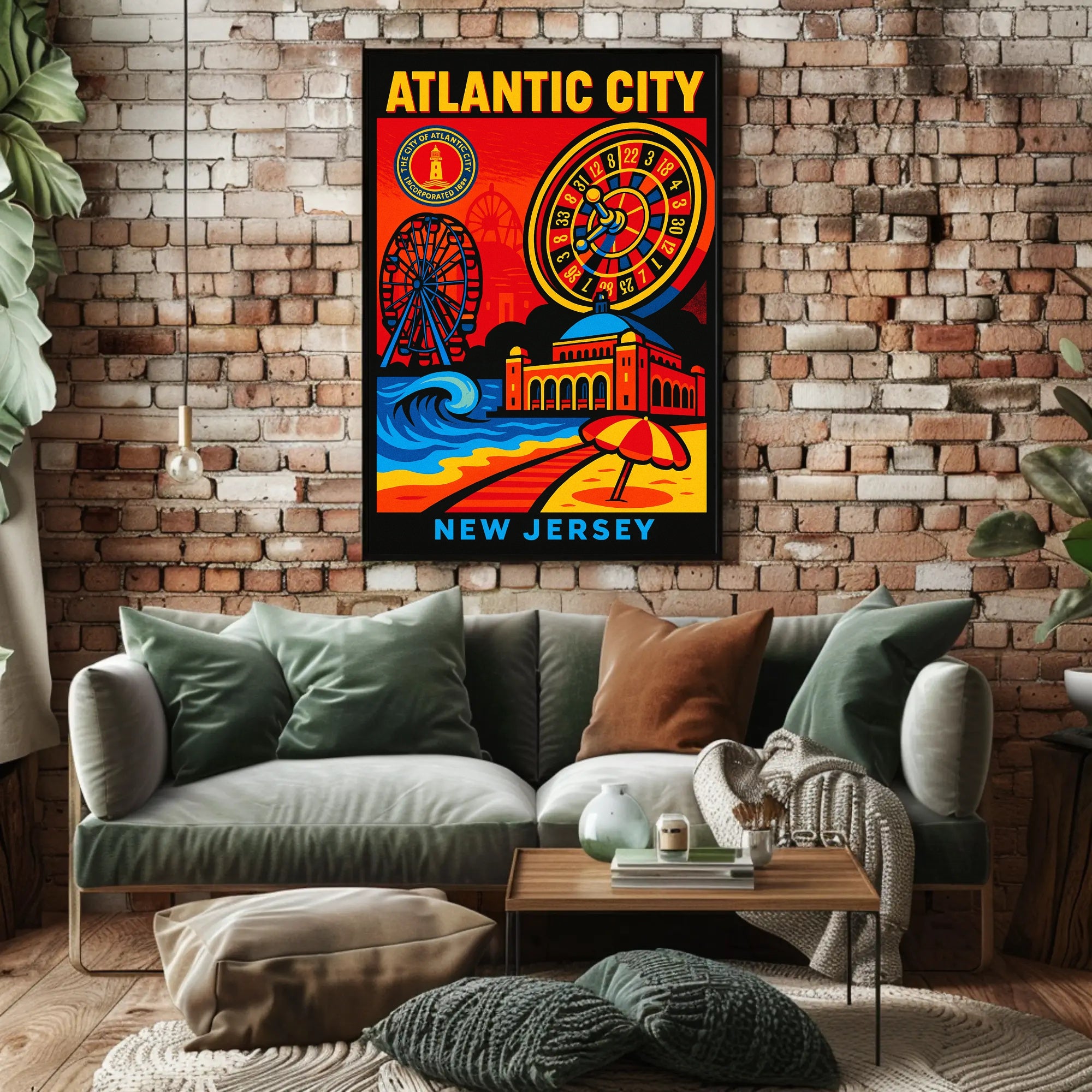 Atlantic City New Jersey Poster PosterGoat