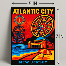 Atlantic City New Jersey Poster PosterGoat