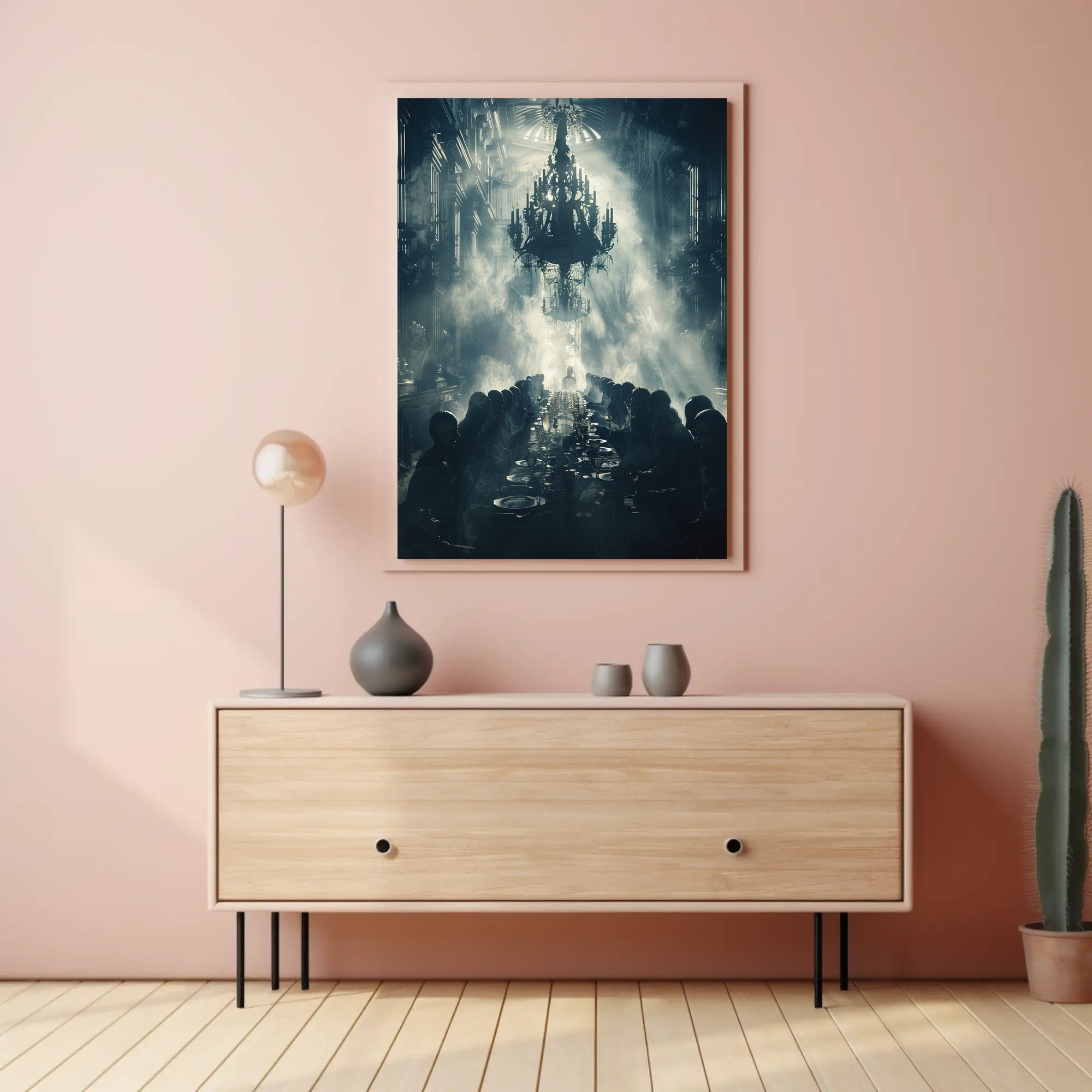 Atmospheric Victorian Gothic Scene: Cultural or Heritage Poster PosterGoat