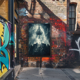 Atmospheric Victorian Gothic Scene: Cultural or Heritage Poster PosterGoat