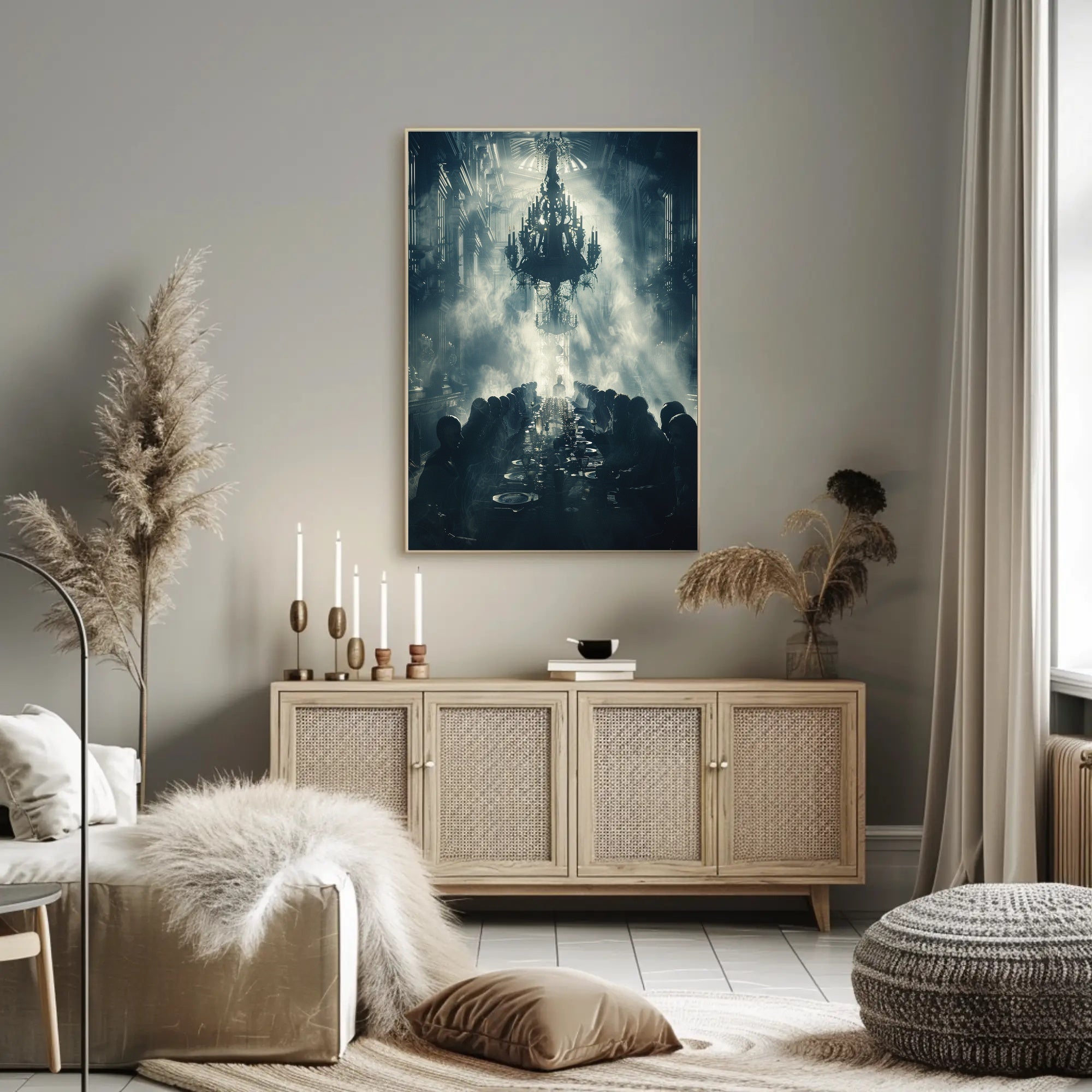 Atmospheric Victorian Gothic Scene: Cultural or Heritage Poster PosterGoat