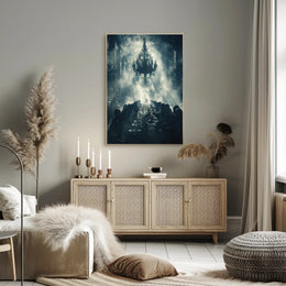 Atmospheric Victorian Gothic Scene: Cultural or Heritage Poster PosterGoat