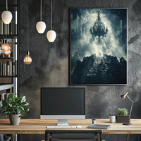 Atmospheric Victorian Gothic Scene: Cultural or Heritage Poster PosterGoat