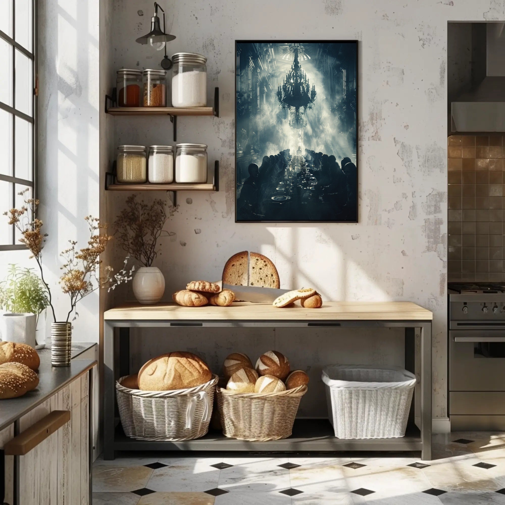 Atmospheric Victorian Gothic Scene: Cultural or Heritage Poster PosterGoat