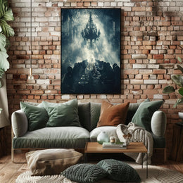 Atmospheric Victorian Gothic Scene: Cultural or Heritage Poster PosterGoat