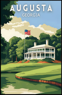 Augusta Golf Course Poster PosterGoat