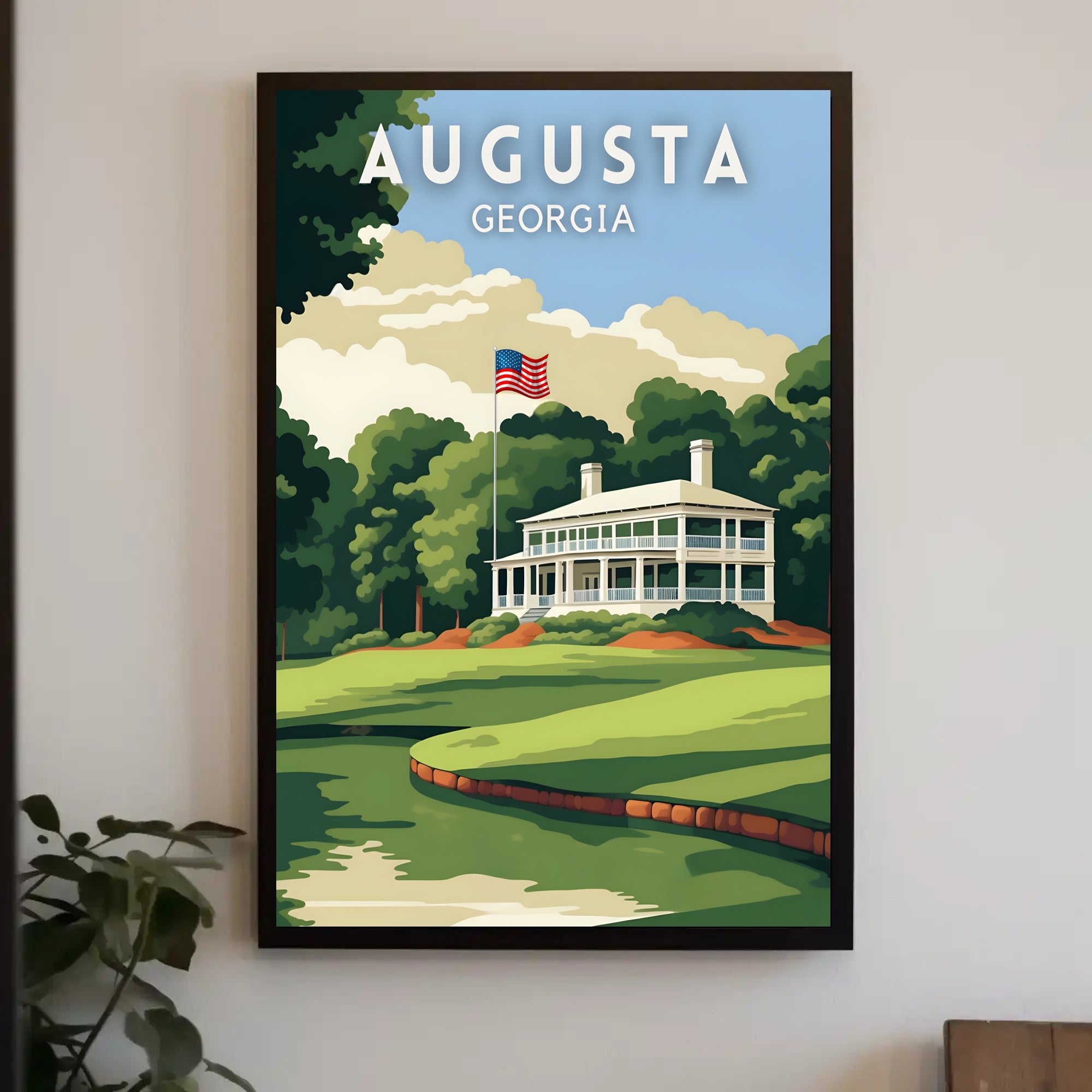 Augusta Golf Course Poster PosterGoat