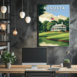 Augusta Golf Course Poster PosterGoat