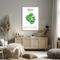 Augusta National Golf Course Watercolor Illustration Sports Poster PosterGoat