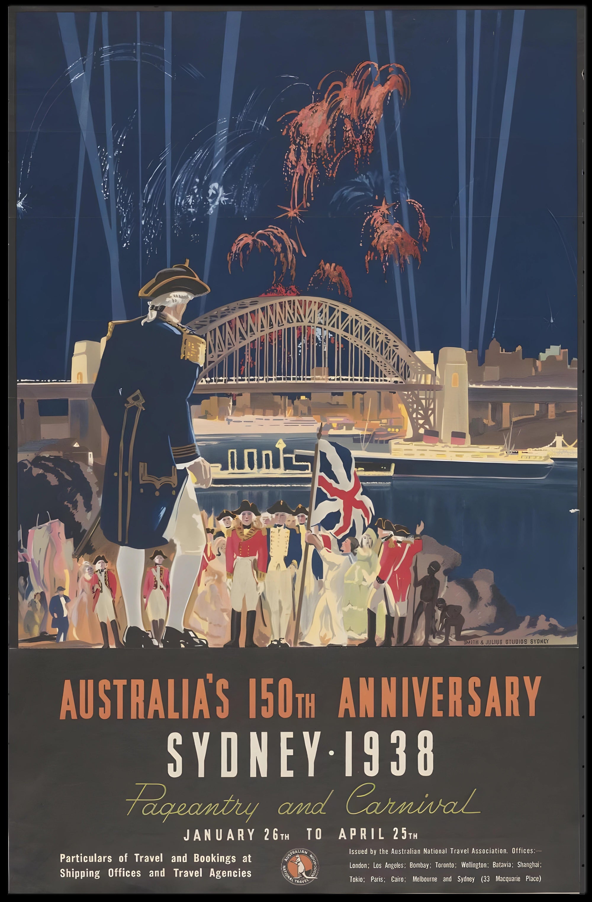 Australia's 150th Anniversary Celebration Heritage Poster PosterGoat