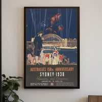 Australia's 150th Anniversary Celebration Heritage Poster PosterGoat