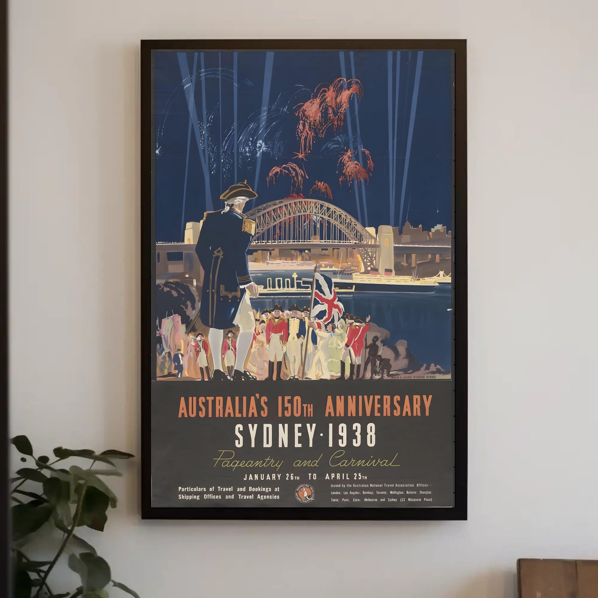 Australia's 150th Anniversary Celebration Heritage Poster PosterGoat