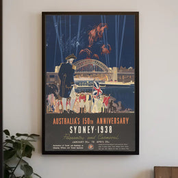Australia's 150th Anniversary Celebration Heritage Poster PosterGoat