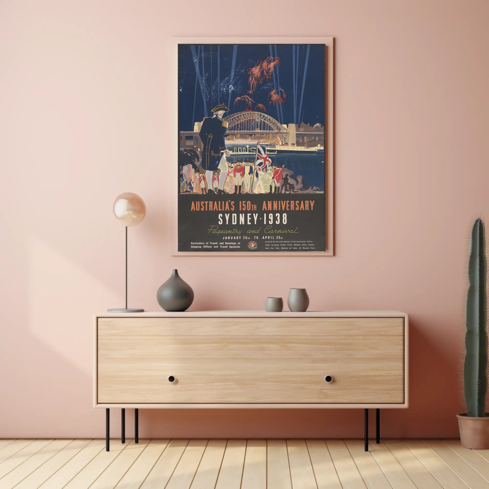 Australia's 150th Anniversary Celebration Heritage Poster PosterGoat