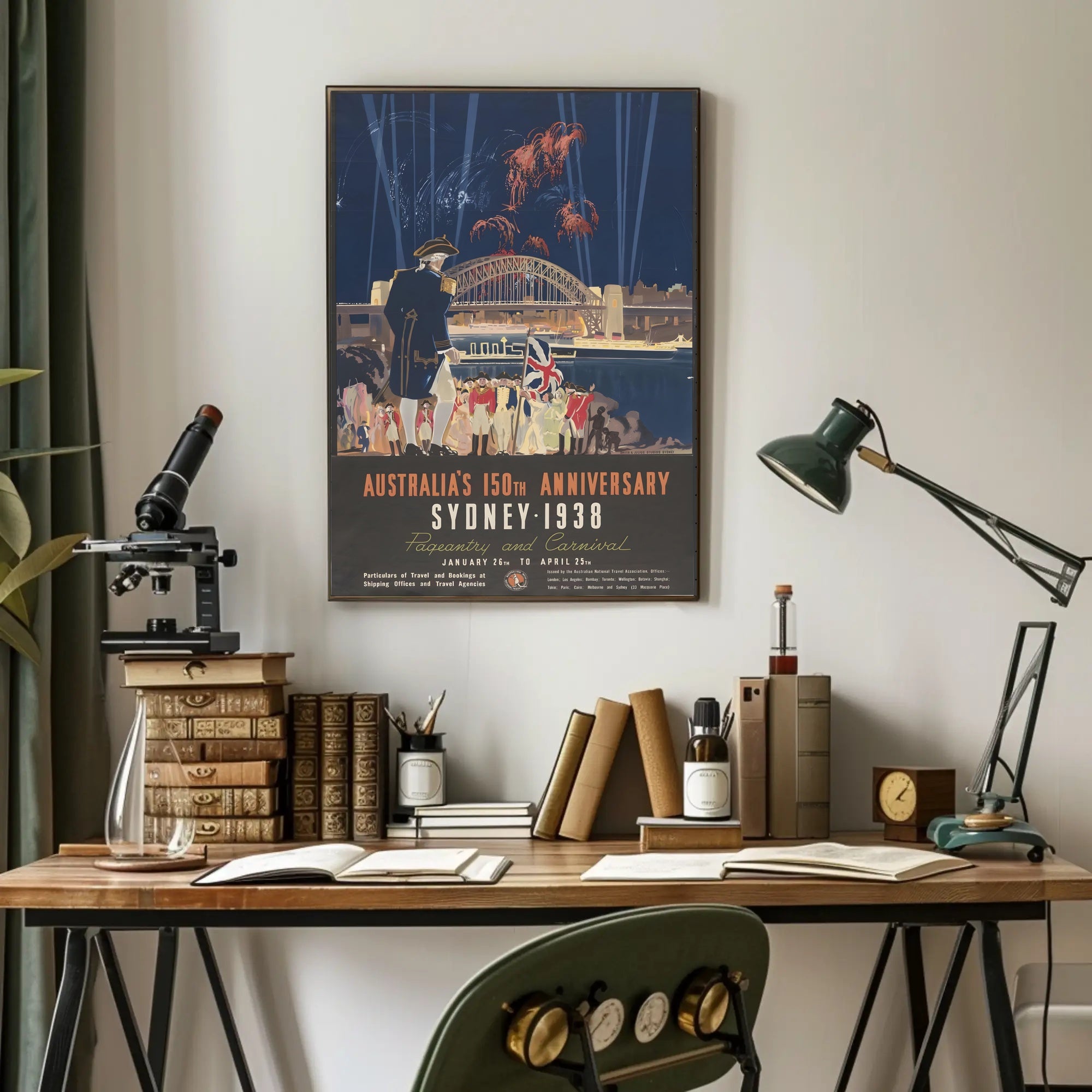 Australia's 150th Anniversary Celebration Heritage Poster PosterGoat