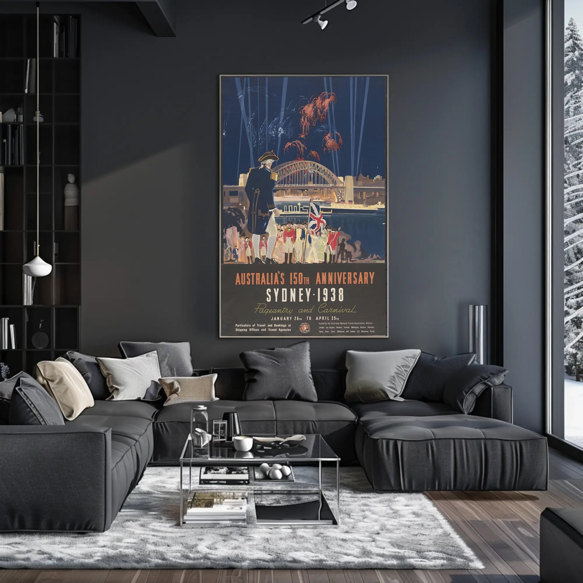Australia's 150th Anniversary Celebration Heritage Poster PosterGoat