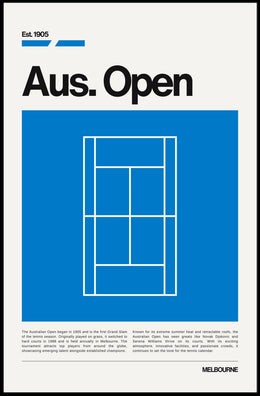 Australian Open Legacy Sports Poster PosterGoat