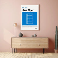 Australian Open Legacy Sports Poster PosterGoat