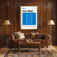 Australian Open Legacy Sports Poster PosterGoat