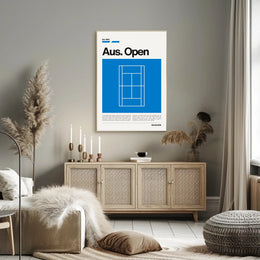 Australian Open Legacy Sports Poster PosterGoat