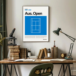 Australian Open Legacy Sports Poster PosterGoat