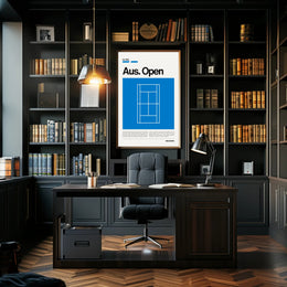 Australian Open Legacy Sports Poster PosterGoat