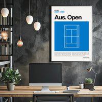 Australian Open Legacy Sports Poster PosterGoat