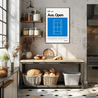 Australian Open Legacy Sports Poster PosterGoat