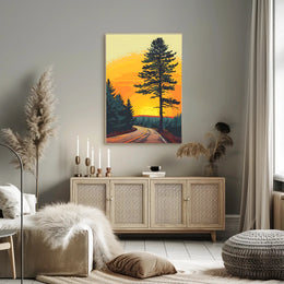 Autumn Forest Path Fine Art Print PosterGoat