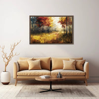 Autumn Tranquility in Nature: Abstract or Artistic Poster PosterGoat