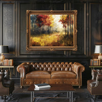 Autumn Tranquility in Nature: Abstract or Artistic Poster PosterGoat