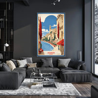 Avignon's Vintage Charm: Classic Travel Poster PosterGoat