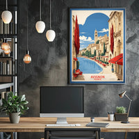 Avignon's Vintage Charm: Classic Travel Poster PosterGoat