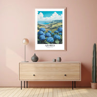 Azores Scenic Landscape Travel Poster PosterGoat